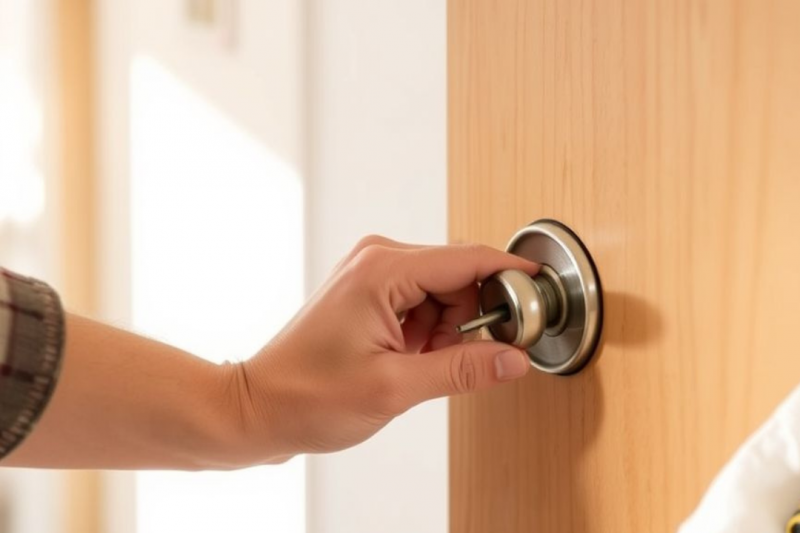 Troca de maçaneta simples e eficiente para sua casa